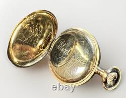 1910 Elgin 15j 0s Hunter Pocketwatch, Great 20y Gold Fill Case, For Parts Repair