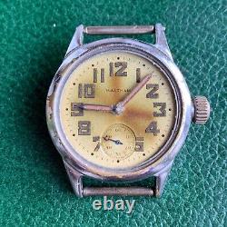 1940's Waltham ORD Dept US Military WWII Wristwatch Project for PARTS / REPAIR
