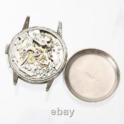 1950's Aurole Chronograph Halgreen Dial Landeron 51 Chronograph Movement Parts