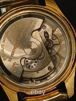 1950s Benrus Selfwinding CF-1/ETA 1256 Mechanical Watch, For Parts Or Repair