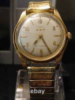 1950s Benrus Selfwinding CF-1/ETA 1256 Mechanical Watch, For Parts Or Repair