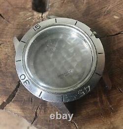 1950s vintage Zodiac Sea Wolf watch case ref. 699 damaged for parts or repair