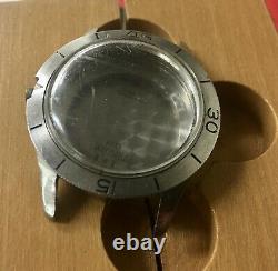 1950s vintage Zodiac Sea Wolf watch case ref. 699 damaged for parts or repair