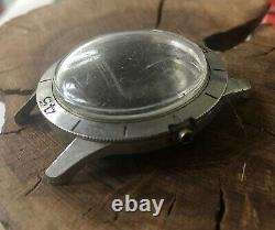 1950s vintage Zodiac Sea Wolf watch case ref. 699 damaged for parts or repair