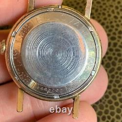 1958 Bulova 11 ACAC Automatic 10K RGP Wristwatch Runs PARTS / REPAIR