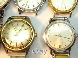 1960'-1970's Timex Automatic Watches For Restoration Or Parts Several Running