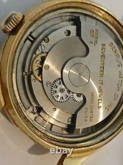 1960s Benrus 3 Star, 17 Jewel Auto, 34mm, watch, runs, For Parts Or Repair