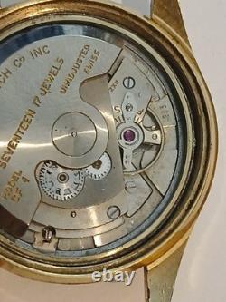 1960s Benrus 3 Star, 17 Jewel Auto, 34mm, watch, runs, For Parts Or Repair