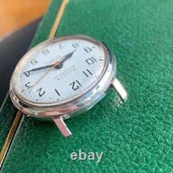 1965 Bulova Accutron 214 Railroad Approved Stainless Steel Watch PARTS / REPAIR