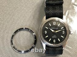 1966 Caravelle Seahunter N0 Devil Diver 666 Watch Running But Unoriginal Parts