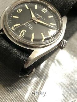 1966 Caravelle Seahunter N0 Devil Diver 666 Watch Running But Unoriginal Parts