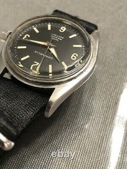 1966 Caravelle Seahunter N0 Devil Diver 666 Watch Running But Unoriginal Parts