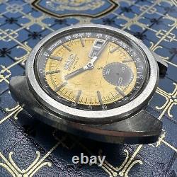 1969 SEIKO 6139-6013 Automatic Mens Chronograph For Part or Repair