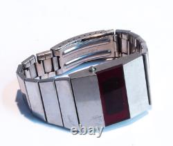 1970s Novus Mirror Dot Matrix Watch LED Display For Parts Or Restoration Repair