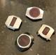 1970s Vintage Lot Red LED Digital Quartz Steel Watches For Parts or Repair