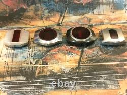 1970s Vintage Lot Red LED Digital Quartz Steel Watches For Parts or Repair