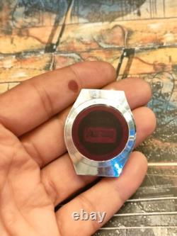 1970s Vintage Lot Red LED Digital Quartz Steel Watches For Parts or Repair