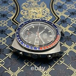 1971 Seiko 6139-6002 6005 Cevert Blue Resist Dial CRISP ORIGINAL For SERVICE