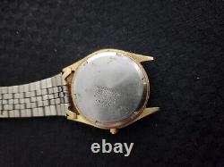 1986 Citizen 6100 Day Date Gold Plated Jubilee Bracelet Sunburst Gents Watch