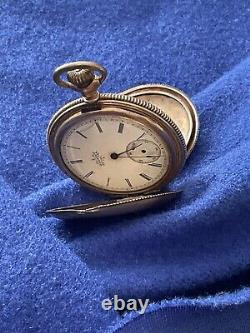 2 Antique pocket watches -for repair or parts Elgin -1901' & Tobias London-1900