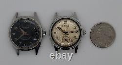 2 Men's Vintage Watches Gruen Autowind & Geneva For Parts / Repair