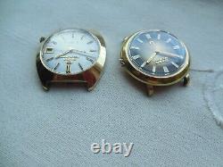 2 Watches 1974 Bulova Accutron, 17 Jewels. Not Running. For Prepairs-parts Only