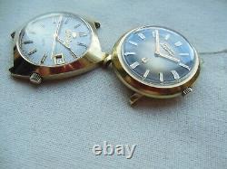 2 Watches 1974 Bulova Accutron, 17 Jewels. Not Running. For Prepairs-parts Only