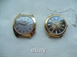 2 Watches 1974 Bulova Accutron, 17 Jewels. Not Running. For Prepairs-parts Only