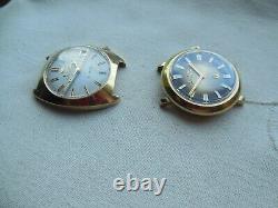 2 Watches 1974 Bulova Accutron, 17 Jewels. Not Running. For Prepairs-parts Only