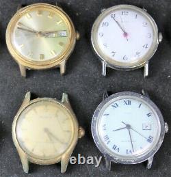 (20) Mens Watch Lot for Parts/Repair Timex Caravelle Diantus Vintage