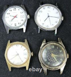 (20) Mens Watch Lot for Parts/Repair Timex Caravelle Diantus Vintage