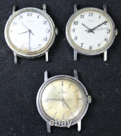 (20) Mens Watch Lot for Parts/Repair Timex Caravelle Diantus Vintage