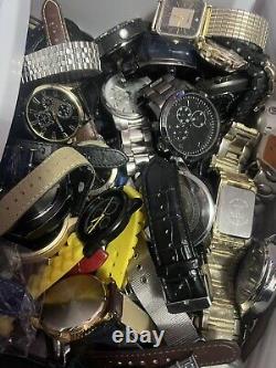 20 Pounds Watches Mix, Men Woman Untested New And Used For Resale, Parts, Repair