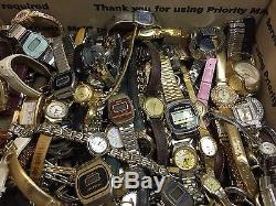 200 Vintage & Other Watches Mix Lot For Repair/Parts Used Condition (#GL199)
