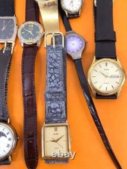 210 Assorted Watches Seiko Citizen Casio Repair/parts Junk Lot Watchmaker
