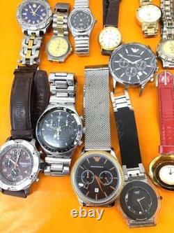 210 Assorted Watches Seiko Citizen Casio Repair/parts Junk Lot Watchmaker