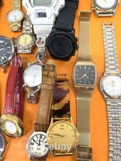210 Assorted Watches Seiko Citizen Casio Repair/parts Junk Lot Watchmaker