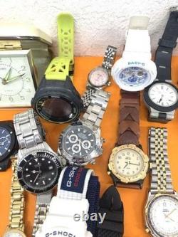 210 Assorted Watches Seiko Citizen Casio Repair/parts Junk Lot Watchmaker