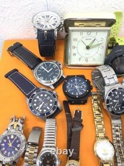 210 Assorted Watches Seiko Citizen Casio Repair/parts Junk Lot Watchmaker