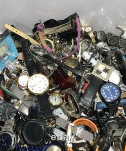 23lbs Womens & Mens Untested Watches Parts, Repair, Resale or Wear
