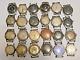 24pcs WATCHES for PARTS or REPAIR + mechanism Vintage Soviet USSR Mechanical