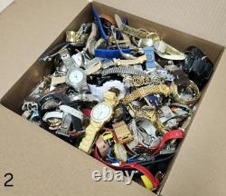 25 Lbs Mens & Womens Mixed Watch Lot #2 FOR PARTS / REPAIR READ DESCRIPTION