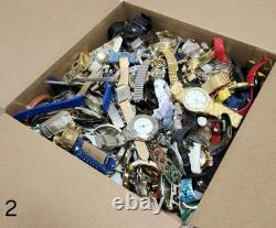 25 Lbs Mens & Womens Mixed Watch Lot #2 FOR PARTS / REPAIR READ DESCRIPTION