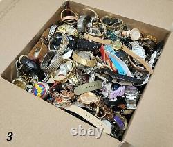 25 Lbs Mens & Womens Mixed Watch Lot #3 FOR PARTS / REPAIR READ DESCRIPTION