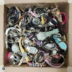 25 Lbs Mens & Womens Mixed Watch Lot #6 FOR PARTS / REPAIR READ DESCRIPTION