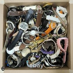 25 Lbs Mens & Womens Mixed Watch Lot #6 FOR PARTS / REPAIR READ DESCRIPTION