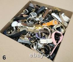 25 Lbs Mens & Womens Mixed Watch Lot #6 FOR PARTS / REPAIR READ DESCRIPTION