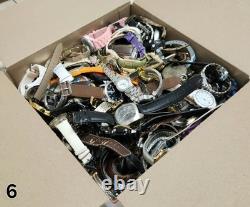 25 Lbs Mens & Womens Mixed Watch Lot #6 FOR PARTS / REPAIR READ DESCRIPTION