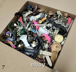 25 Lbs Mens & Womens Mixed Watch Lot #7 FOR PARTS / REPAIR READ DESCRIPTION