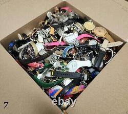 25 Lbs Mens & Womens Mixed Watch Lot #7 FOR PARTS / REPAIR READ DESCRIPTION